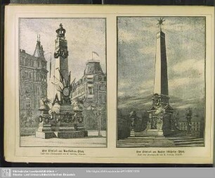 Der Obelisk am Kurfürsten-Platz - Der Obelisk am Kaiser Wilhelm-Platz