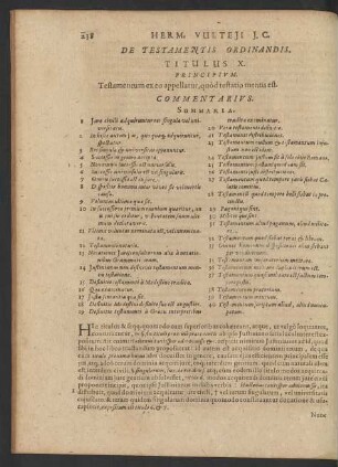 De Testamentis Ordinandis. Titulus X.
