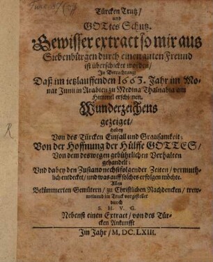 Türken-Trutz und Gottes Schutz