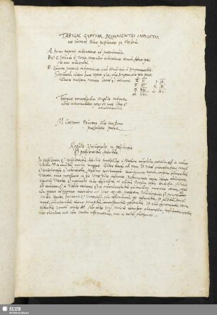 Tabulae quatuor proponentes indicationes curandi Febres pestilentes ex Methodo.