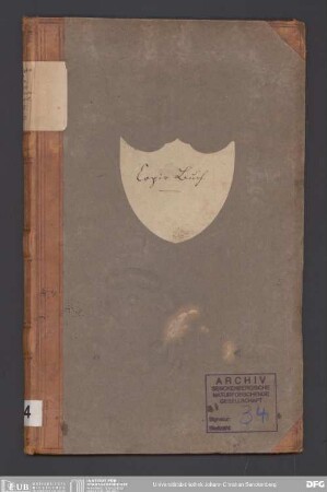 Abschriften ausgegangener Briefe