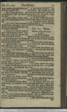 Der 103. Psalm