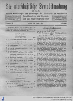 Nr. 19, 24. Januar 1919