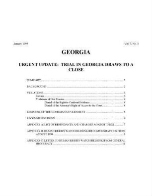 Trial in Georgia draws to a close