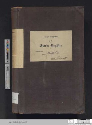 Sterberegister Stadt Frankfurt (Oder) 1905, Urkunde 1-492