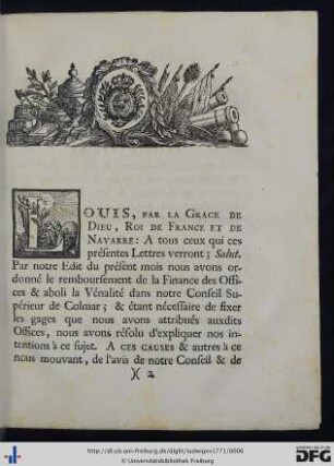 Lettres Patentes Du Roi.