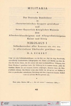 Militaria (Nr. 372 - 408)