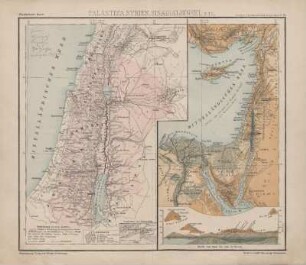 Palästina, Syrien, Sinaihalbinsel