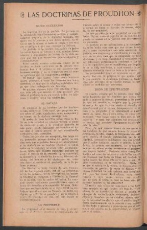 Las doctrinas de Proudhon
