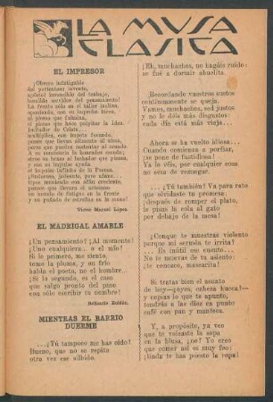 La musa clásica