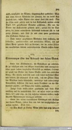 229. Erinnerungen an den Gebrauch des kalten Bades