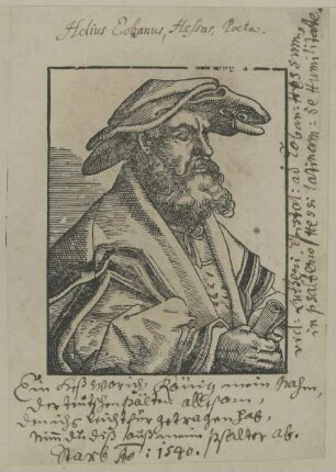 Bildnis des Helius Eobanus Hessus