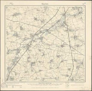 Meßtischblatt 31 : Stauchitz, 1915 : Stauchitz. - Aufgen. 1904, hrsg. 1906, einz. Nachtr. 1915. - 1:25000. - Leipzig, 1915. - 1 Kt.