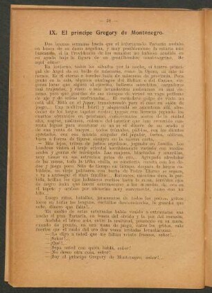 IX. El príncipe Gregory de Montenegro
