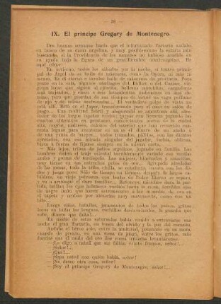 IX. El príncipe Gregory de Montenegro