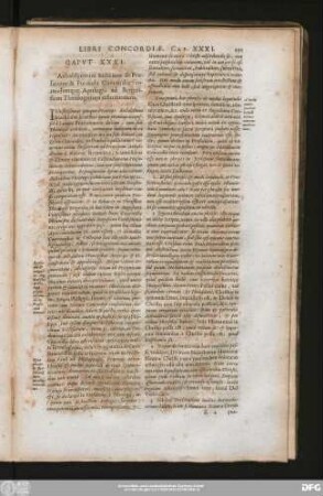 Caput XXXI. Anhaldinorum Iudicium de Praefatione & Formula Concordiae : eorundemque Apologia ad Bergensium Theologorum refutationem.