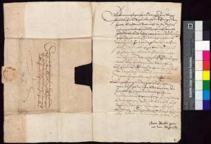 Anna Berka von Duba, geborene von Metzradt, bittet den Landvogt Hans von Schlieben, ihren Schwager, um Bestätigung der Vormundschaft über ihren Neffen Jacob von Metzradt auf Milkel.