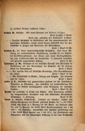 Deutsche Sprichwörter als Materialien zu Aufsatz- und Diktando-Übungen und Hausaufgaben für die Oberklassen der deutschen Volksschulen. 3