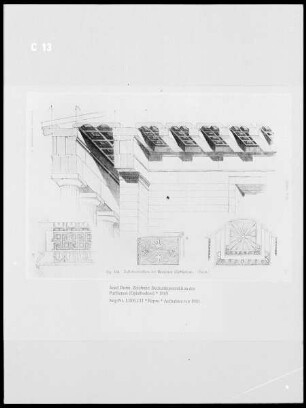 Deckenkonstruktion des Parthenon (Opisthodom)
