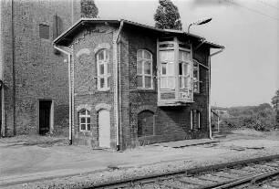 Oschatz, Bahnhof, Stellwerkhäuschen