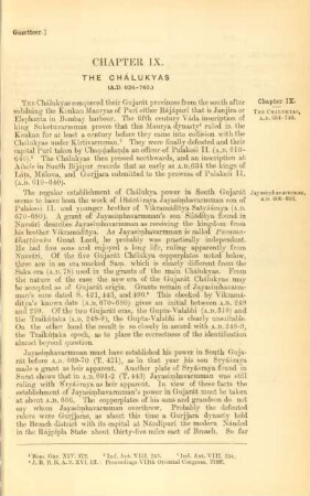 Chapter IX. The Chálukyas