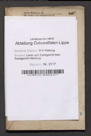 Erblasser: Bornemann, Wilhelm; Erblasser: Bornemann, Emilia, geb. Flamme: