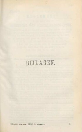 1910,1,Bijl.: Regeeringsalmanak voor Nederlandsch-Indie / Bijlagen