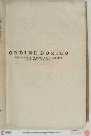 Ordine Dorico