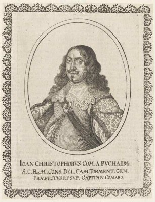 Bildnis des Ioan Christophorvs Com. a Pvchaim