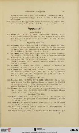 Appenzell  (Nr. 2215-2235)