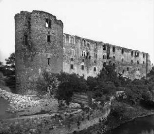 Halle (Saale), Moritzburg, Westflügel, von Nordwesten