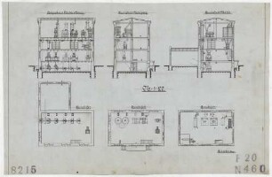 Technische Zeichnung : [Projekt zum Neubau einer Dampfmühle für den Auftraggeber Gustav Kasube in Budsin, Leistung 5-6 t Roggen]