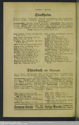 Thierbach mit Rittergut
