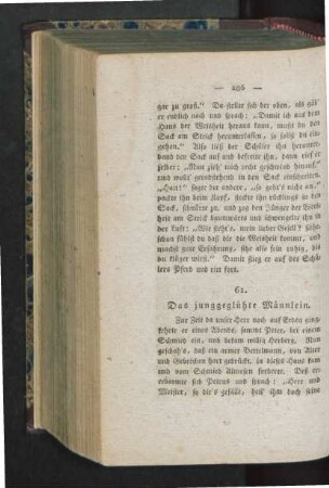 61. Das junggeglühte Männlein