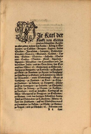 Abschiedt deß Reichstags zu Regenspurg gehalten im Jar MDXLVI