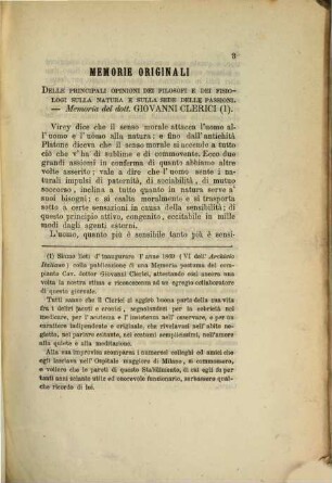 Archivio italiano per le malattie nervose e più particolarmente per le alienazioni mentali. 6. 1869