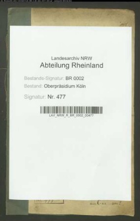 Errichtung der medizinischen chirurgischen Klinik zu Köln