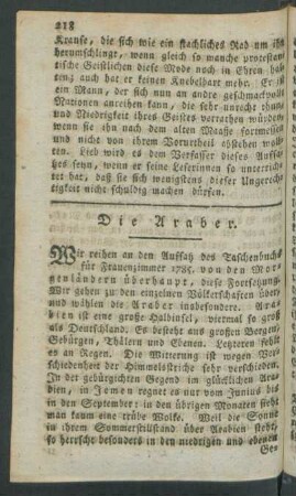 Die Araber