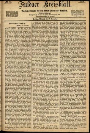 Ausgabe vom Mittwoch, den 18. November 1874.
