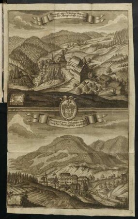 Prospect von Johannes-brunn, von der Morgenseithe anzusehen. - Prospect von Johannes-brunn, von der Mittagseithe anzusehen.