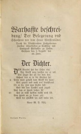 Streitgedichte gegen Herzog Heinrich den Jüngern von Braunschweig