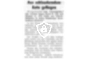Aus schleuderndem Auto geflogen