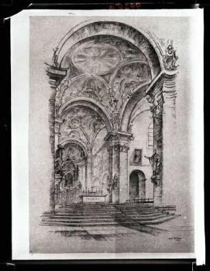 Stiftskirche; Projekt zur Versetzung des Hauptaltars