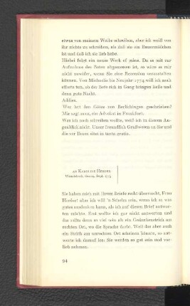An Karoline Herder Wandsbeck, den 24. September 1773