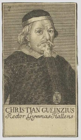 Bildnis des Christian Gueinzius
