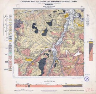 2881 [4957] Marklissa, Geologische Karte von Preußen und benachbarten deutschen Ländern