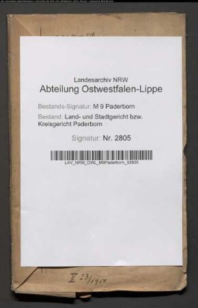 Erblasser: Niggemeyer, Anton: