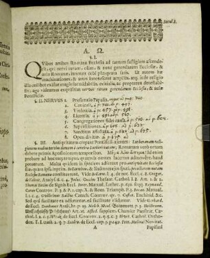 [Nervus I. Præsumtio Papalis]