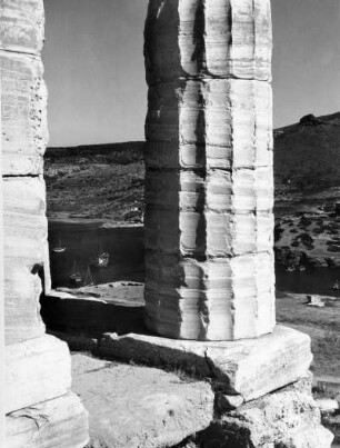 Poseidon Tempel, Kap Sounion, Griechenland, aus der Serie 'Die Welt des Tabaks'