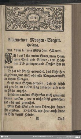 [I. Derer Gebether]